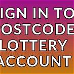 postcode lottery log in